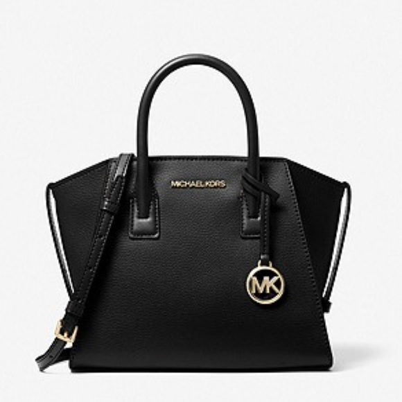 Michael Kors Bags Michael Kors Avril Small Top Zip Satchel Black